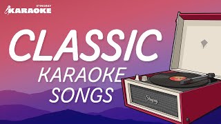 CLASSIC KARAOKE HITS WITH LYRICS FEAT OASIS MADONNA amp MORE [upl. by Airdnahs]