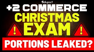 Plus Two Commerce  Christmas Exam Portions  Plus Two Commerce Christmas Exam Chapters [upl. by Perlis]