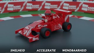 Ontdek de kenmerken van de DekaMarkt racewagen  Race Blocks [upl. by Ailedua]