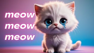 meow meow sad song  a cat singing 🥺💔 [upl. by Iruahs]