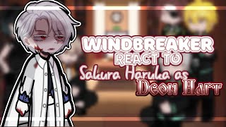 «Windbreaker» react to Sakura Haruka as Deon Hart  by snowflake666 [upl. by Damon]