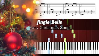 How to play Jingle Bells on piano Easy [upl. by Suicul]