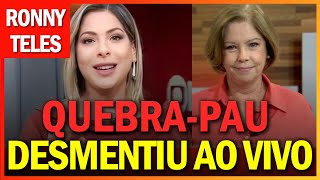 Daniela Lima DESMENTE Eliane Cantanhede AO VIVO na GLOBO NEWS [upl. by Avruch]