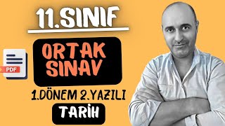 11SINIF TARİH 1DÖNEM 2 YAZILI SINAVI1SENARYOMEBE PARELEL [upl. by Kcirre]