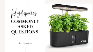 Commonly Asked Hydroponic Questions  Update on the iDOO 10 Pod System  EverCrest [upl. by Laen]