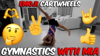 Cartwheeling with emoji [upl. by Rumpf]