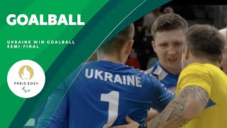 Ukraine Win Mens Goalball Semifinal Against Brazil 🇺🇦 [upl. by Eirroc]