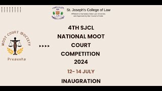 4th SJCL NATIONAL MOOT COURT COMPETITION 2024 [upl. by Llerrot]