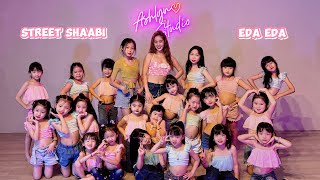 Eda Eda  El Sawareekh Kids belly dance  Street Shaabi dance cover ft Ashlyn Tang [upl. by Georg629]