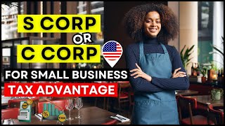 S Corp or C Corp for Small Business  Which Business Entity Should I Choose for Tax Advantages [upl. by Wallie66]