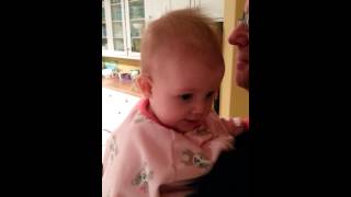 Baby Infant with Barking Croup Stridor Shortness of Breath [upl. by Aihtnis111]