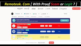 Remoteok Com  With Proof Scam or Legit   Remoteok  Remoteok Com Reviews  RemoteokCom reviews [upl. by Nosrettap]