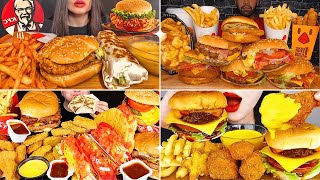 ASMR fast food EATING SHOW  MUKBANG COMPILATION 6  Eating sounds [upl. by Iztim719]