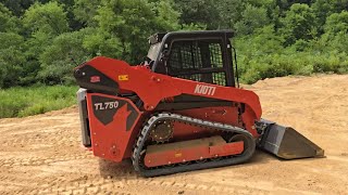 kioti TL750 moving dirt [upl. by Ahtoelc105]