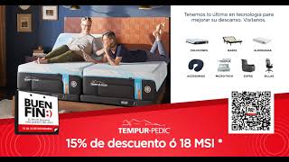 El Buen Fin ha llegado a TempurPedic® [upl. by Akim]