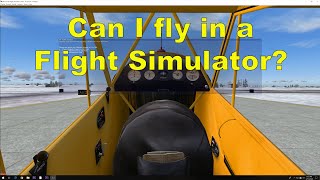 Flying a Cub in MS Flight Sim 2004 [upl. by Senskell]