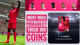 100 Working Trick To Get Iconic Moment A Davies in Pes 2021 Mobile [upl. by Ellenor86]