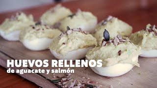 Huevos rellenos de SALMÓN y AGUACATE ¡No vas a querer hacerlos de otra forma [upl. by Imogen]