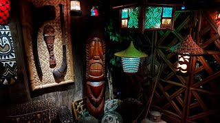 The Hapa Haole Hideaway Home Tiki Bar of Tim “Swanky” amp Stephanie Glazner [upl. by Refinney]