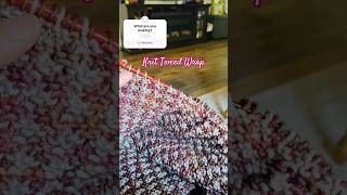 I’m making a Knit Tweed Wrap what are you making crafting knitting yarnlove [upl. by Bergess16]