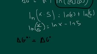 Thermodynamics  ΔG˚ Biochemistry Standard state [upl. by Yoccm]