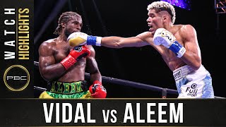 Vidal vs Aleem HIGHLIGHTS July 17 2021  PBC on SHOWTIME [upl. by Cowles]