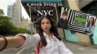 a week in my life in NYC interviewing winona ryder and jenna ortega concerts and touching grass [upl. by Assereht]