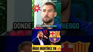 💥IÑIGO MARTÍNEZ Y EL ESTILO DE FLICK  😅 EL COMPAÑERO MÁS DESPISTADO fcbarcelona shorts kounde [upl. by Nirra]