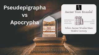 The Difference Between Pseudepigrapha and Apocrypha [upl. by Matthews]