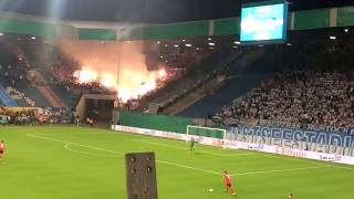 FC HANSA ROSTOCK VS HERTHA BSC BERLIN FIRE [upl. by Killen230]