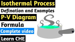 What is an Isothermal Process  Examples PVT Relation for Isothermal Process  Thermodynamics [upl. by Eelrebmyk]