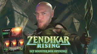 Zendikar Rising Set Booster Box Opening  THE LIST [upl. by Yelrihs]