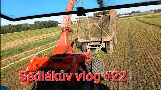 Sklizeň senáže s novou řezačkou Agrostroj PelhřimovSedlákův vlog22John Deere 6150r Sound [upl. by Garin731]