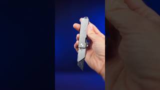 Closer Look — TiRant RAZOR V3 CASCADIA Utility Knife 🗺️🧭 knifeskills knifecommunity edcknife [upl. by Aerol]