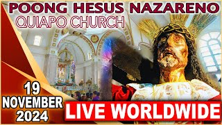 Quiapo Church Live Mass Today  19 November 2024 Tuesday HEALING MASS [upl. by Keenan]