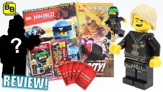 EPIC WUCRU LLOYD MINIFIGURE LEGO NINJAGO MAGAZINE ISSUE 34 REVIEW [upl. by Aryaz]