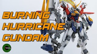 GUNPLA CUSTOM BUILD  MG 1100 Burning Hurricane Gundam  Cervantes Calibur [upl. by Orsino]