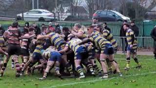 Monmouth 24 v 19 Pontypool Jan 2024 [upl. by Cherise]