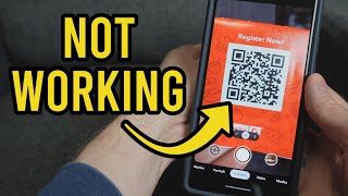 How to Solve Issues With QR Codes Not Scanning  Android amp iPhone  Apple Phone Wont Scan or Work [upl. by Cirone656]