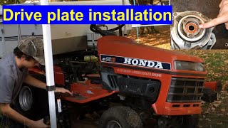 Mower Drive Plate Replacement  Honda HT4213 [upl. by Aisercal]