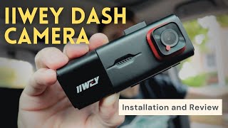 IIWEY 3 Channel Dash Camera  Unboxing Installation and Mini Review [upl. by Renrut]