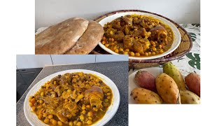 Authentiek Marokkaans recept koeienpoten وصفة مغربية أصيلة أقدام البقر [upl. by Erica797]