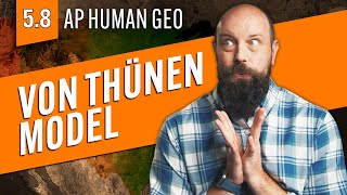 The VON THÜNEN Model Explained AP Human Geo Review—Unit 5 Topic 8 [upl. by Notsgnik]