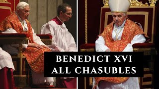 All the Chasubles of Pope Benedict XVI [upl. by Schell]