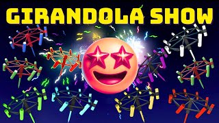 Insane Girandola show noise warning in fireworks playground Roblox [upl. by Rratsal]