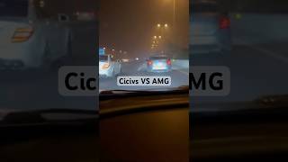 Had good runs with C63 Civic X 385HP GC turbo VS C63 AMG P31 471HP [upl. by Sirrah]