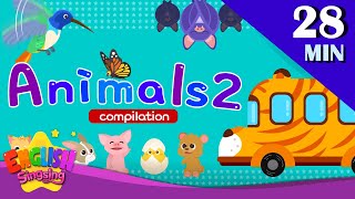 Kids vocabulary Theme quotAnimals 2quot  Words Compilation [upl. by Nagem]