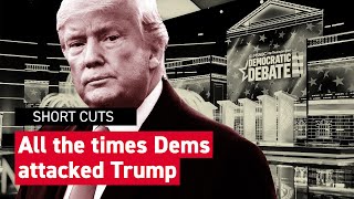 Dems slamming Trump at the debates  POLITICO [upl. by Evreh]