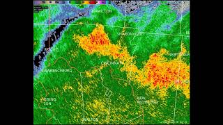 July 28 2016  Radar Reflectivity Animation [upl. by Akiaki]