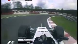 F1 Spa 2005 Kimi Raikkonen V10 [upl. by Townsend]